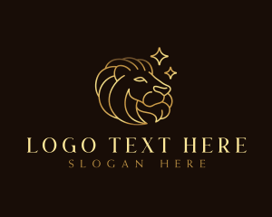 Premium - Luxury Wildlife Lion logo design