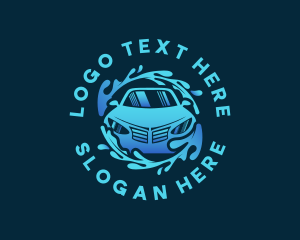 Sedan - Car Wash Auto Detailing logo design