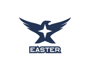 Bird Star Wings Logo