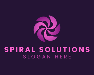 Spiral - Spiral Propeller Fan logo design