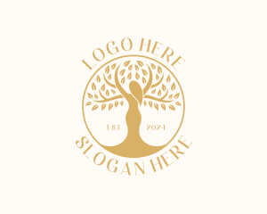 Organic Woman Tree Logo