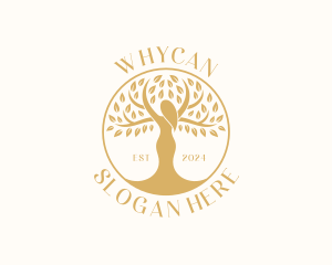 Ecology - Organic Woman Tree logo design