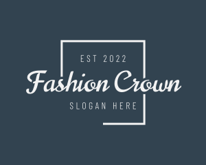 Fashion Clothing Company  logo design