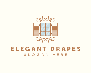 Drape - Ornamental Window Design logo design