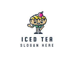 Ice Cream Gelato Boy logo design