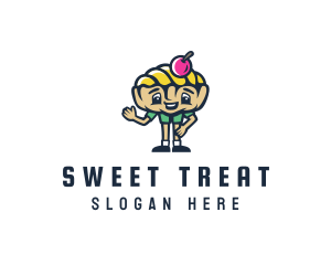 Ice Cream Gelato Boy logo design