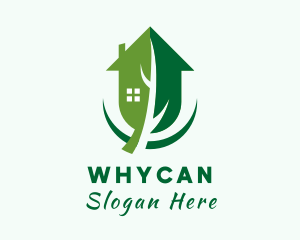 House Residential Leaf Logo