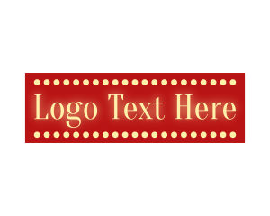 Entertainment - Broadway Theater Sign logo design