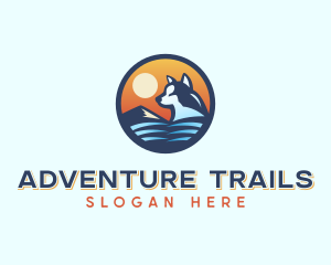 Dog Mountain Travel logo design