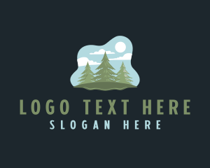 Pine - Outdoor Pine Tree logo design