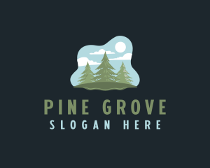 Pine - Outdoor Pine Tree logo design