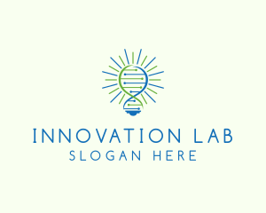 Innovation DNA Bulb logo design