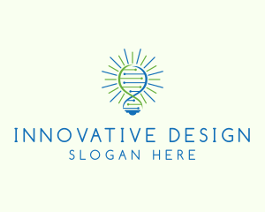 Innovation DNA Bulb logo design