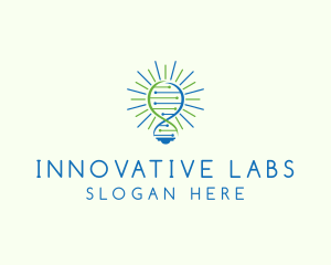 Innovation DNA Bulb logo design