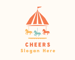 Circus - Carousel Park Ride logo design