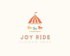 Carousel Park Ride logo design