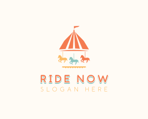 Carousel Park Ride logo design