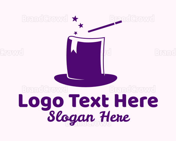 Magical Book Hat Logo