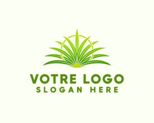 Grass - Green Grass Gardening logo design