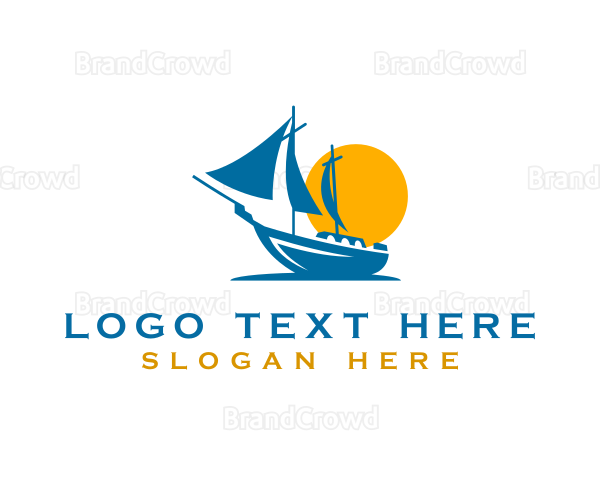 Yacht Travel Cruise Logo