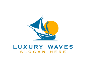 Yacht - Yacht Travel Cruise logo design