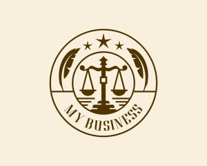 Legal Justice Courthouse Logo