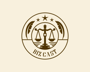 Legal Justice Courthouse logo design