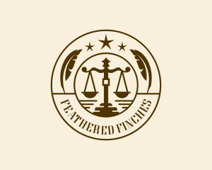 Legal Justice Courthouse logo design