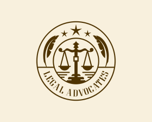 Legal Justice Courthouse logo design