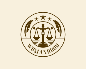 Prosecutor - Legal Justice Courthouse logo design