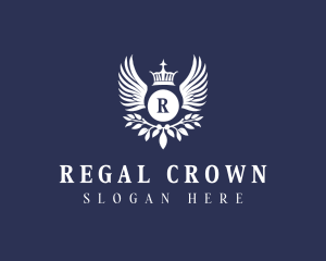 Crown Ornament Regal logo design