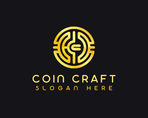 Coin - Cryptocurrency Digital Coin logo design