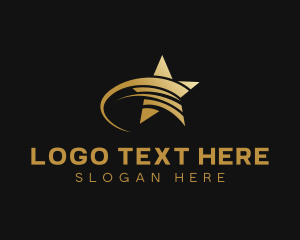 Business - Generic Swoosh Star logo design