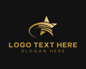Event Planner - Generic Swoosh Star logo design