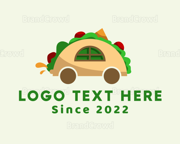 Taco Restaurant Cart Logo