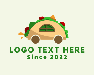 Market - Taco Restaurant Cart logo design
