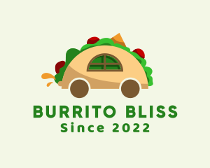 Burrito - Taco Restaurant Cart logo design