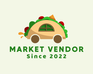 Vendor - Taco Restaurant Cart logo design