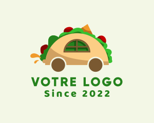 Market - Taco Restaurant Cart logo design