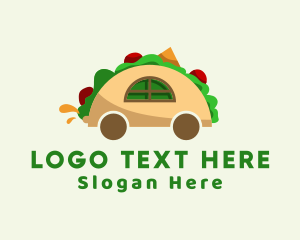 Taco Restaurant Cart Logo