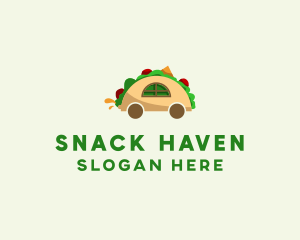 Taco Restaurant Cart logo design