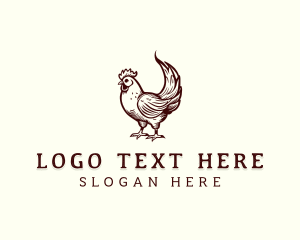 Chicken - Livestock Chicken Farm logo design