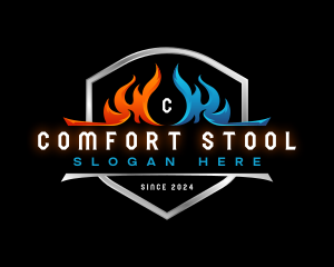 Home Comfort Ventilation logo design