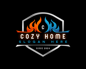 Home Comfort Ventilation logo design