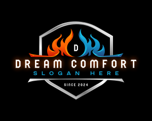 Home Comfort Ventilation logo design