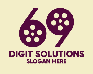 Number - Number 69 Film logo design