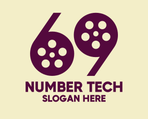 Number - Number 69 Film logo design