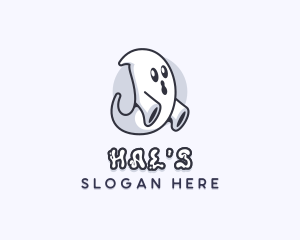 Ghost Spirit Halloween Logo