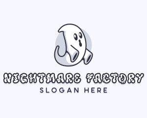 Ghost Spirit Halloween logo design