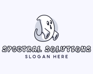 Ghost - Ghost Spirit Halloween logo design